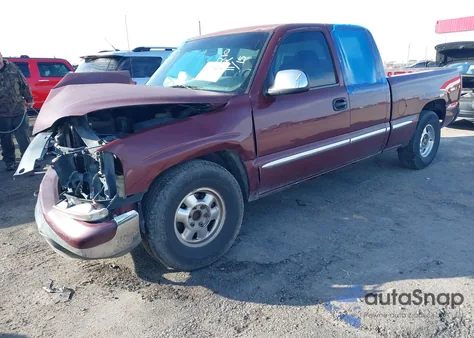 2000 GMC Sierra 1500 Sle из США, поврежденный, VIN 1GTEC19T4YZ318856